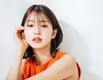 ボブヘアの女性のポートレート